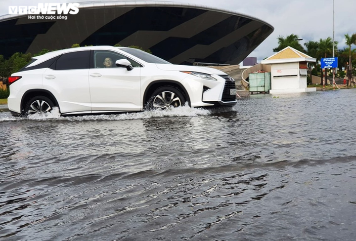  Bão số 5 đổ bộ, nhiều tuyến đường Đà Nẵng thành sông, cây ngã rạp - 1