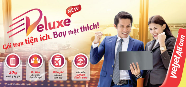 Thỏa thích trải nghiệm hạng vé mới Deluxe cùng Vietjet với khuyến mại tới 50% - 4