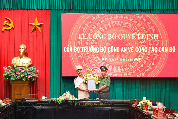 Bộ Công an bổ nhiệm Phó giám đốc Công an tỉnh Thái Bình - 1