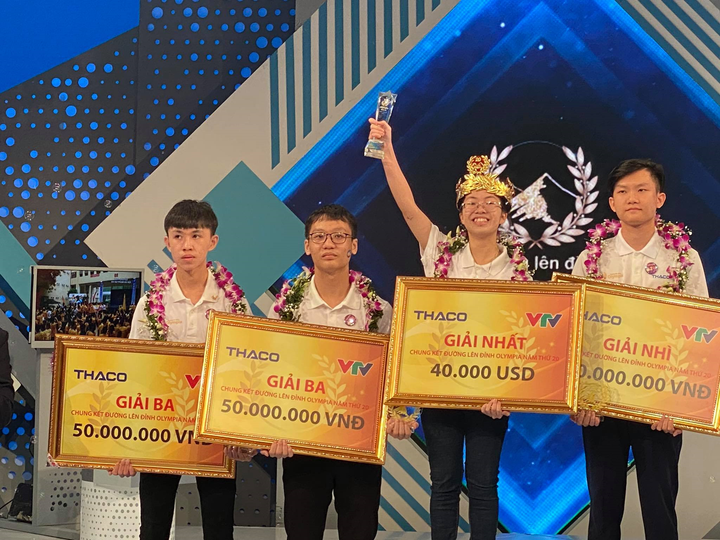 Nữ sinh Ninh Bình xuất sắc giành quán quân Olympia năm thứ 20 - 2