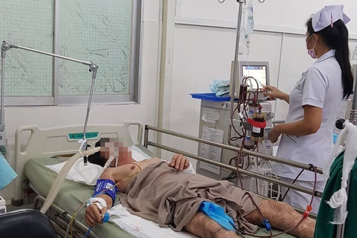 Ăn bao tử cá mặt thỏ, người đàn ông bị liệt tứ chi - 1