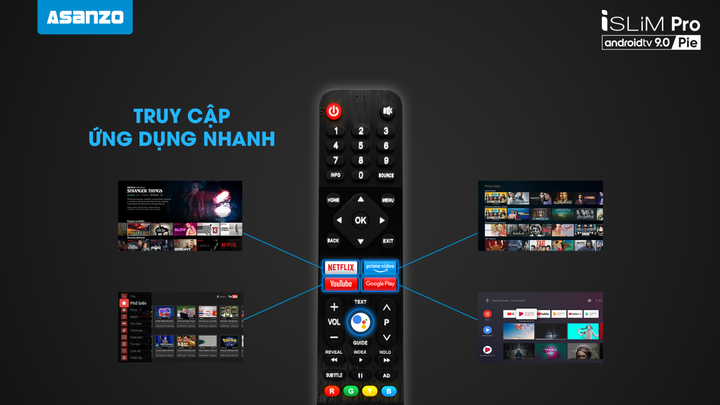 Asanzo ra mắt TV iSLIM Pro thế hệ mới, hệ điều hành Android 9.0 - 2