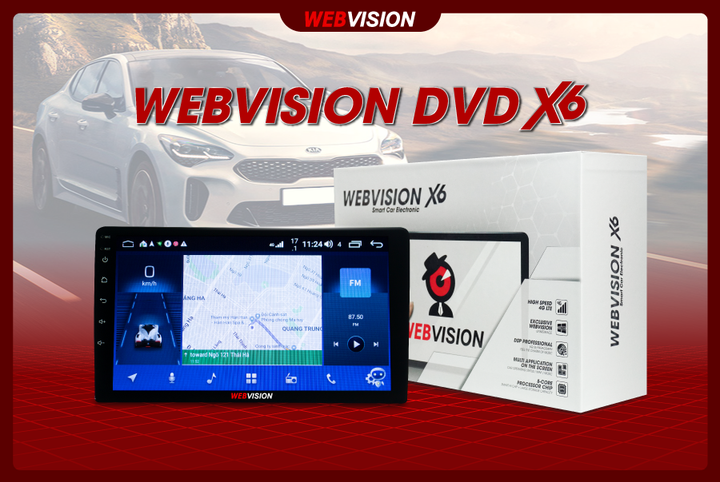 Webvision DVD X6: Tăng cường tính năng giải trí trên xe hơi - 1