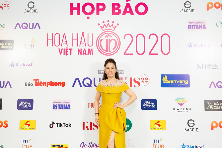 Hoa hậu doanh nhân Xuân Hương rạng rỡ tại buổi họp báo Hoa hậu Việt Nam 2020 - 5