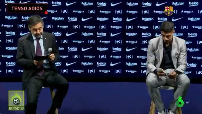 Chia tay trong nước mắt, Suarez 'cạch mặt' chủ tịch Barca - 1