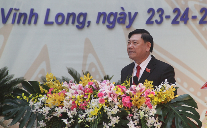 Ông Trần Văn Rón tái đắc cử Bí thư Tỉnh ủy Vĩnh Long - 1