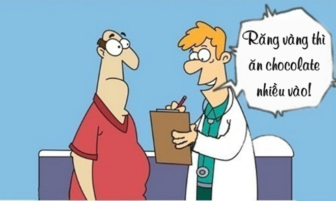 Ăn chocolate để chữa vàng răng - 1