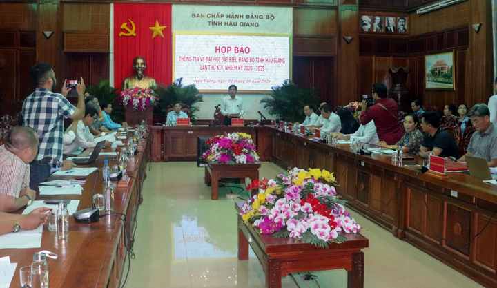 349 đại biểu sẽ dự Đại hội Đảng bộ tỉnh Hậu Giang lần thứ XIV - 1