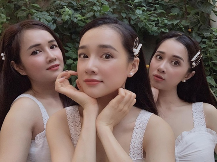 Ảnh 'ngày ấy - bây giờ' đẹp hết phần thiên hạ của 3 chị em Nhã Phương - 3