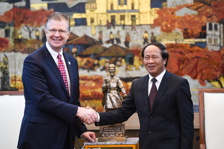 Ảnh: Đại sứ Mỹ thăm thành phố Hải Phòng, di tích Bạch Đằng lịch sử - 2