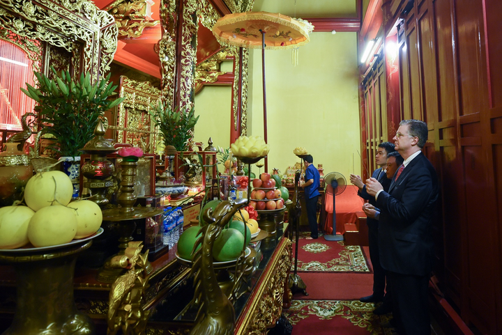 Ảnh: Đại sứ Mỹ thăm thành phố Hải Phòng, di tích Bạch Đằng lịch sử - 6