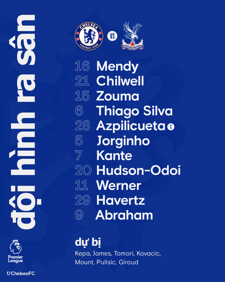 Trực tiếp Chelsea 4-0 Crystal Palace: Đội khách vỡ trận - 7