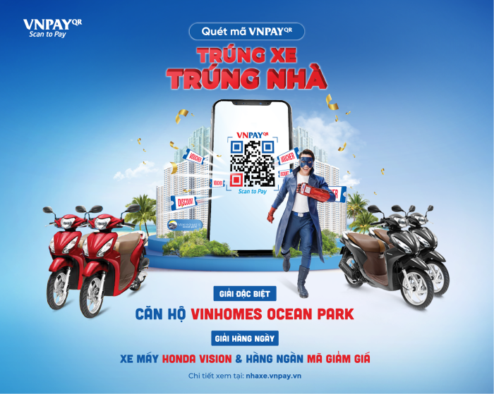Quét VNPAY-QR, Trúng Xe Trúng Nhà - 1