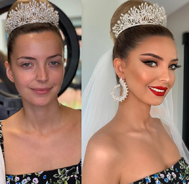 Xem 'gái xấu' hóa cô dâu xinh đẹp qua bàn tay của 'phù thủy' makeup - 13