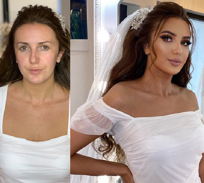 Xem 'gái xấu' hóa cô dâu xinh đẹp qua bàn tay của 'phù thủy' makeup - 6