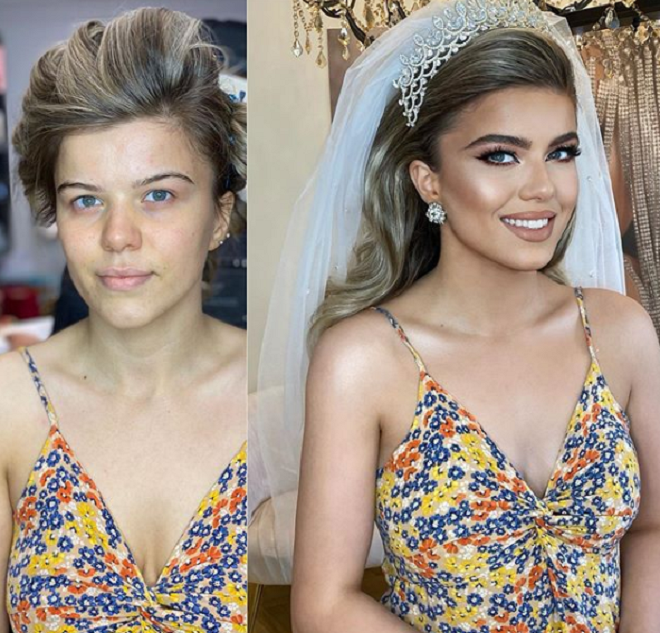 Xem 'gái xấu' hóa cô dâu xinh đẹp qua bàn tay của 'phù thủy' makeup - 7