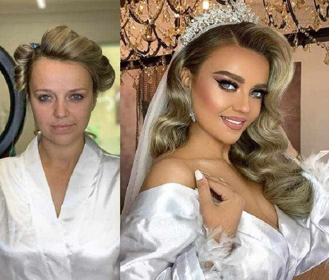 Xem 'gái xấu' hóa cô dâu xinh đẹp qua bàn tay của 'phù thủy' makeup - 9