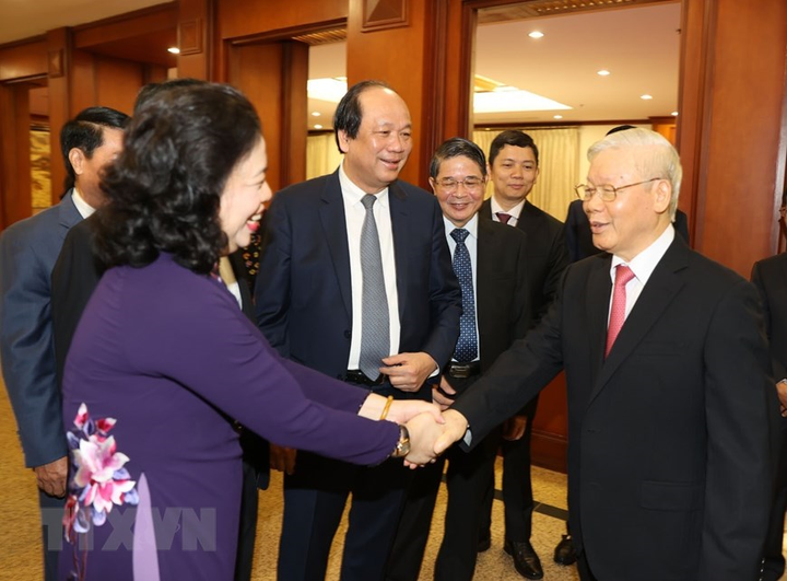 Ảnh: Khai mạc trọng thể Hội nghị lần thứ 13 Ban Chấp hành TW Đảng khóa XII - 16