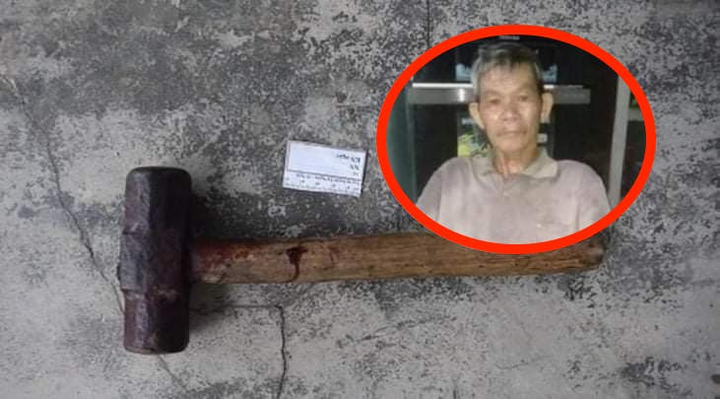 Thấy vợ bấm điện thoại lúc nửa đêm, chồng vác búa đập vào đầu vợ - 1