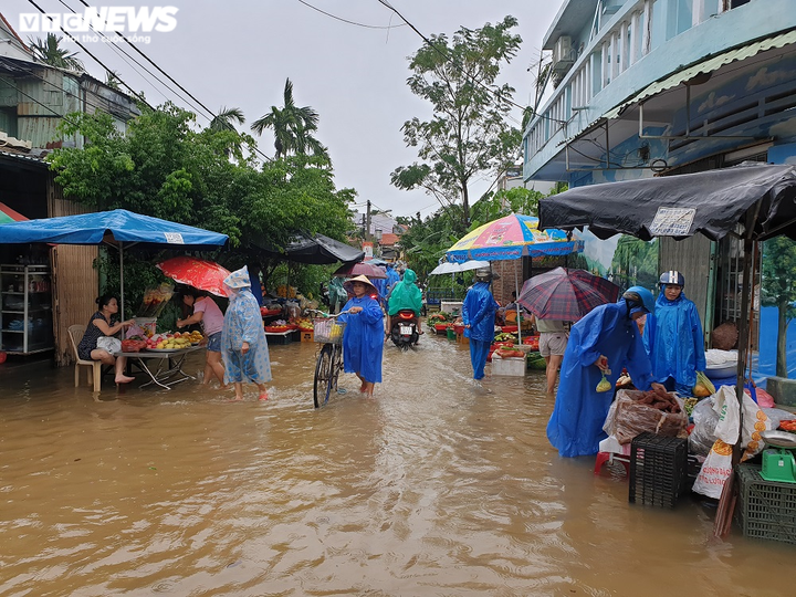 Ảnh: Lũ dâng, hàng trăm hộ dân vùng trũng ở Hội An chìm trong biển nước - 8