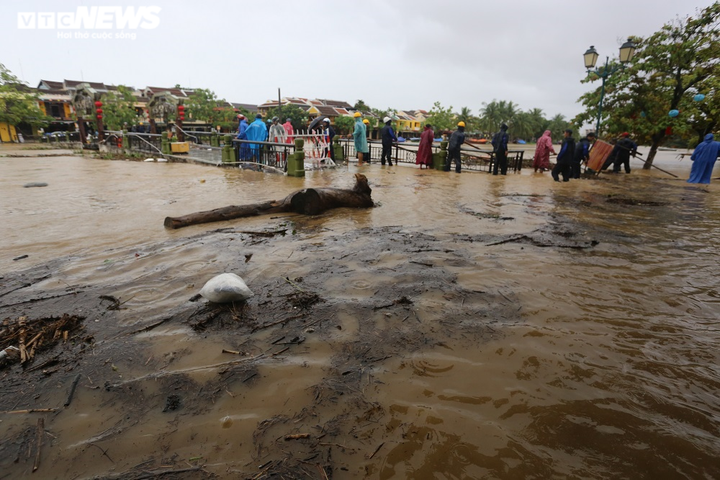 Người Quảng Nam dầm mình trong mưa dọn rác, khơi thông dòng chảy qua cầu An Hội - 3