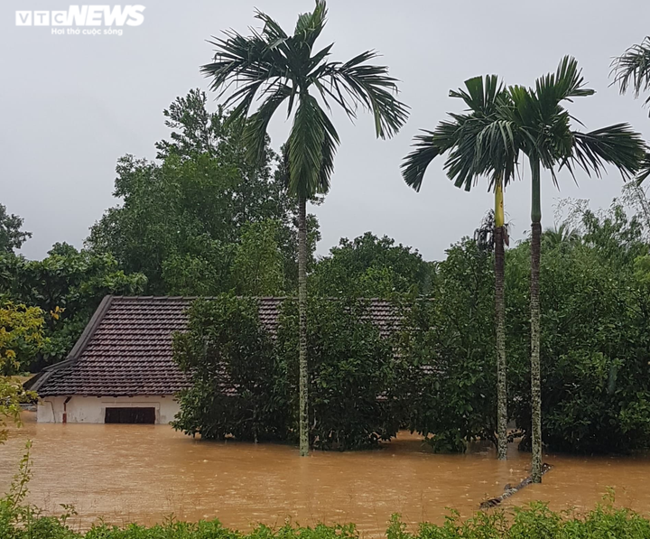 Ảnh: Nước nhấn chìm nhiều làng mạc, dân Bình Trị Thiên khẩn trương chạy lũ - 8