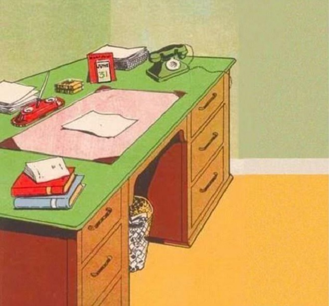 Trong 5 giây, đố bạn phát hiện điểm vô lý trong tranh - 1