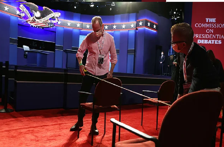 Hội trường tranh luận Phó Tổng thống Mỹ được bố trí thế nào để ngừa COVID-19? - 10