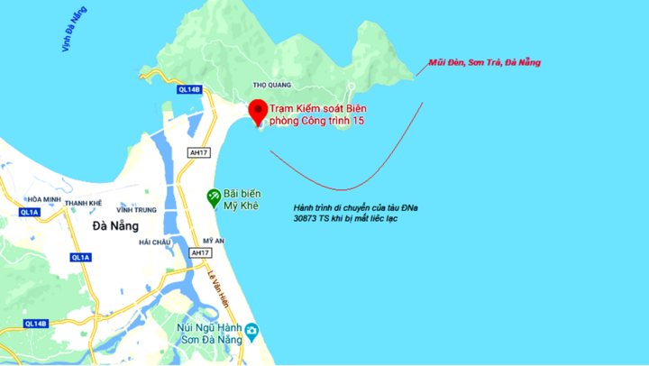 Cứu được 2 ngư dân tàu cá Đà Nẵng gặp nạn trên biển - 1