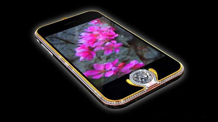 Những chiếc điện thoại mạ vàng, đính kim cương siêu đắt trên thế giới - 7