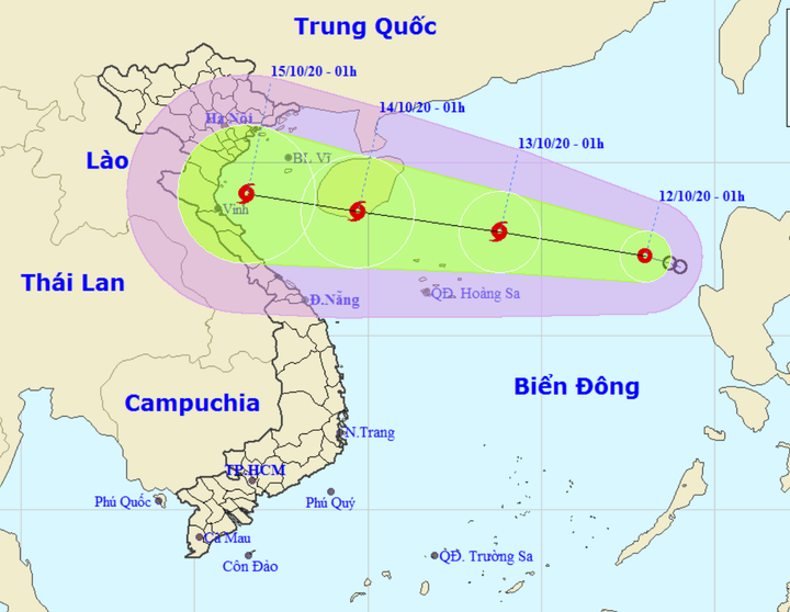 Áp thấp nhiệt đới khả năng mạnh thành bão, Trung Bộ tiếp tục mưa rất to - 1