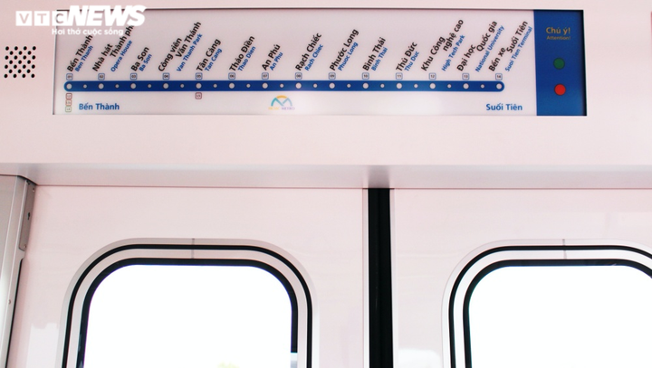 Bên trong tàu Metro số 1 ở TP.HCM có gì? - 7