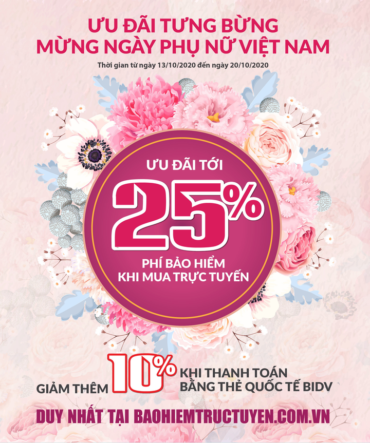 BIC ưu đãi tới 25% phí bảo hiểm nhân ngày Phụ nữ Việt Nam - 1