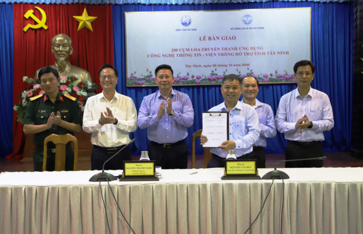 Bàn giao 200 cụm loa truyền thanh ứng dụng CNTT – Viễn thông cho tỉnh Tây Ninh - 2