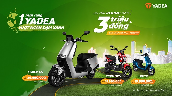 YADEA tung ưu đãi lớn, chung tay lan toả lối sống xanh vì cộng đồng - 1