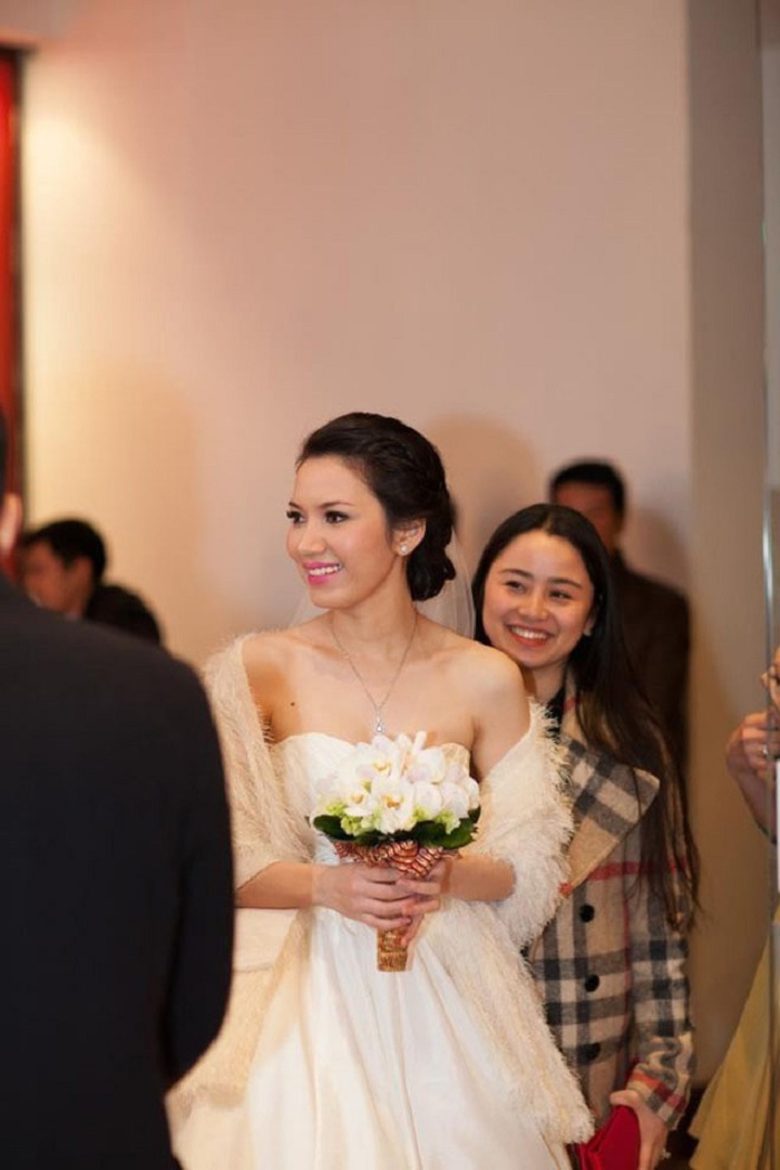 Nhan sắc vợ xinh đẹp từng thi hoa hậu của MC Anh Tuấn - 4