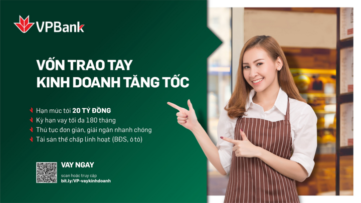 Vay sản xuất kinh doanh với gói lãi suất 5,99% ở VPBank - 1