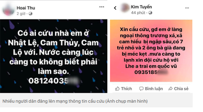 Lũ dâng nhanh trong đêm, người Quảng Trị lên mạng cầu cứu - 3