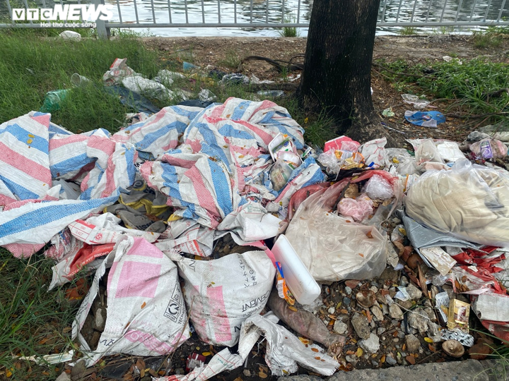 Bãi rác tự phát 'tấn công' con đường đẹp nhất Sài Gòn - 5