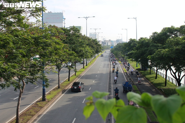 Bãi rác tự phát 'tấn công' con đường đẹp nhất Sài Gòn - 1