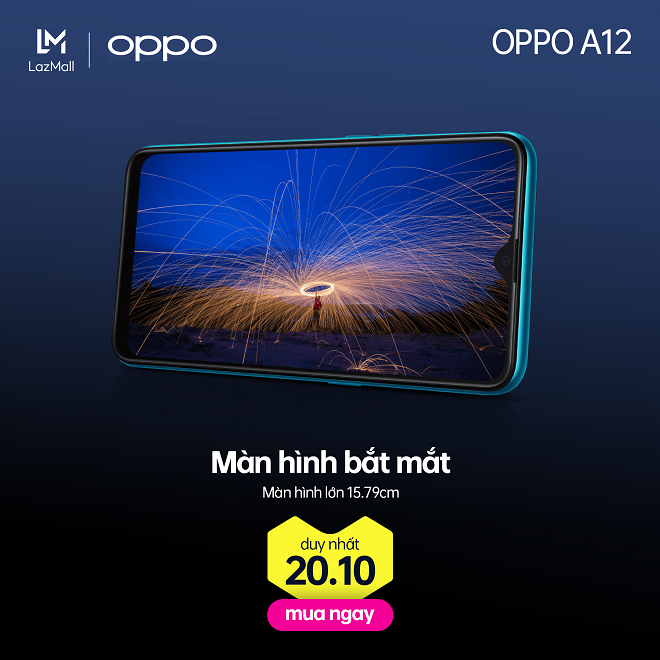 OPPO A12 ra mắt màu mới, độc quyền trên Lazada: Tặng ngàn deal nhân ngày 20/10 - 4
