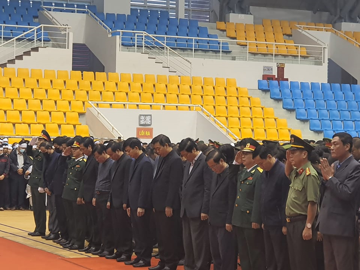 Trực tiếp: Lễ viếng, truy điệu 22 liệt sĩ Đoàn 337 hy sinh khi đang làm nhiệm vụ - 12