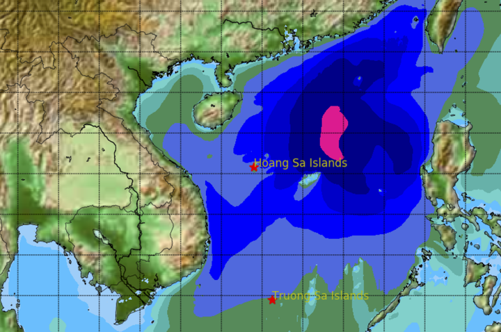 Sau bão số 8, lại xuất hiện xoáy thuận nhiệt đới gây mưa to cho miền Trung - 1