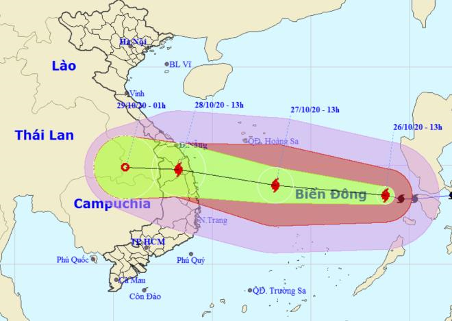 Bão số 9 mạnh nhất từ đầu năm, sẽ gây tổ hợp liên hoàn các hệ quả cho miền Trung - 1