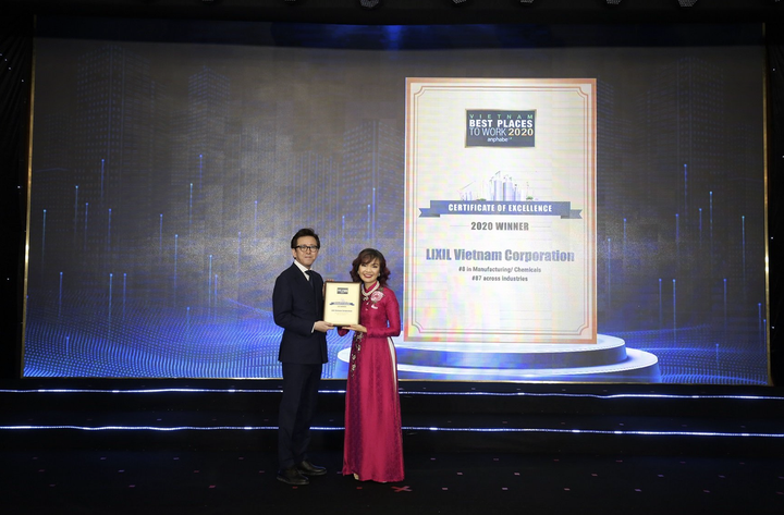 LIXIL Việt Nam được bầu là một trong những 'Nơi làm việc tốt nhất VN 2020' - 2
