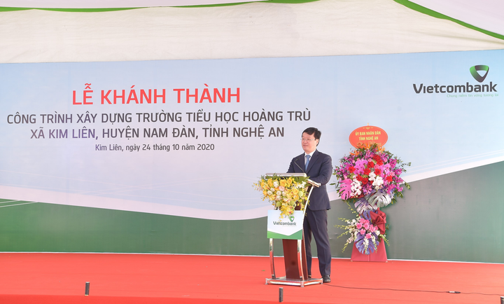 Vietcombank xây dựng trường cho học sinh trên quê hương Chủ tịch Hồ Chí Minh - 2