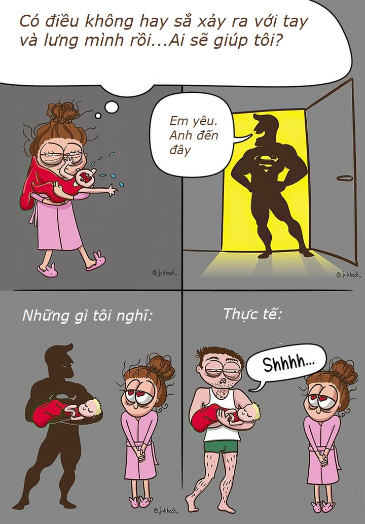 Loạt tranh vừa hài hước vừa xúc động về sự hy sinh của người mẹ - 3