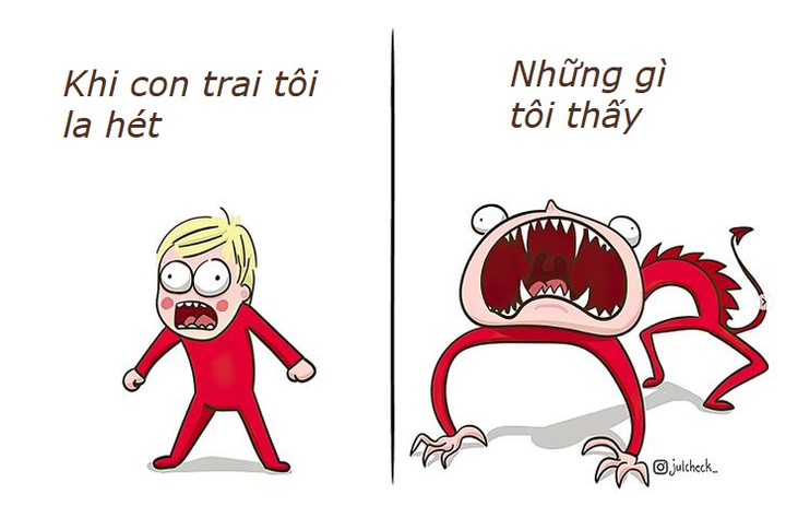 Loạt tranh vừa hài hước vừa xúc động về sự hy sinh của người mẹ - 12