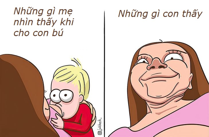 Loạt tranh vừa hài hước vừa xúc động về sự hy sinh của người mẹ - 2