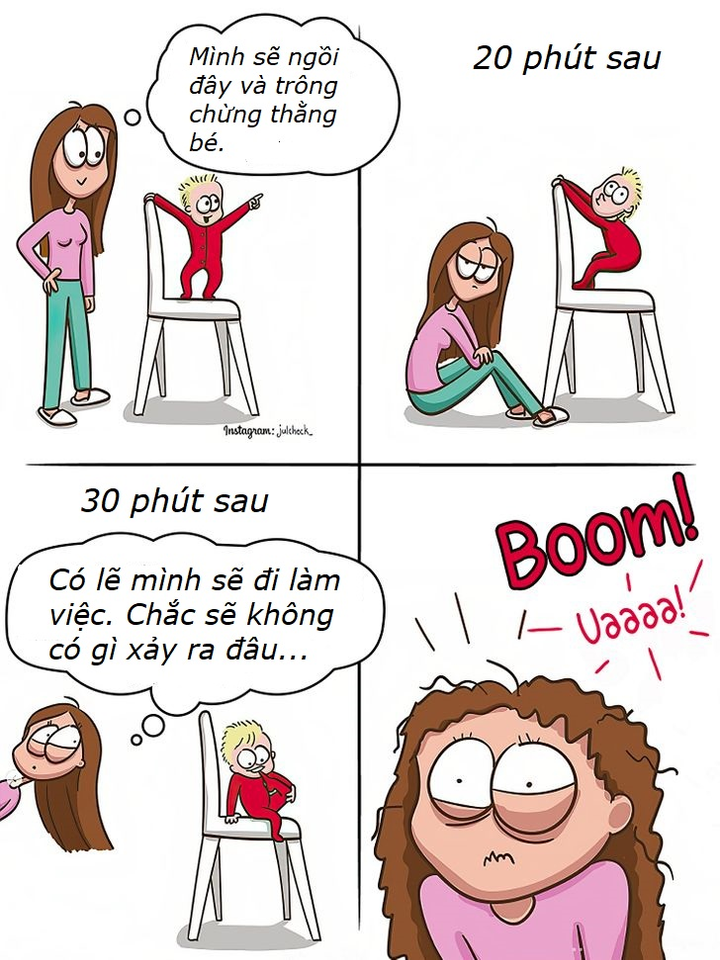 Loạt tranh vừa hài hước vừa xúc động về sự hy sinh của người mẹ - 7